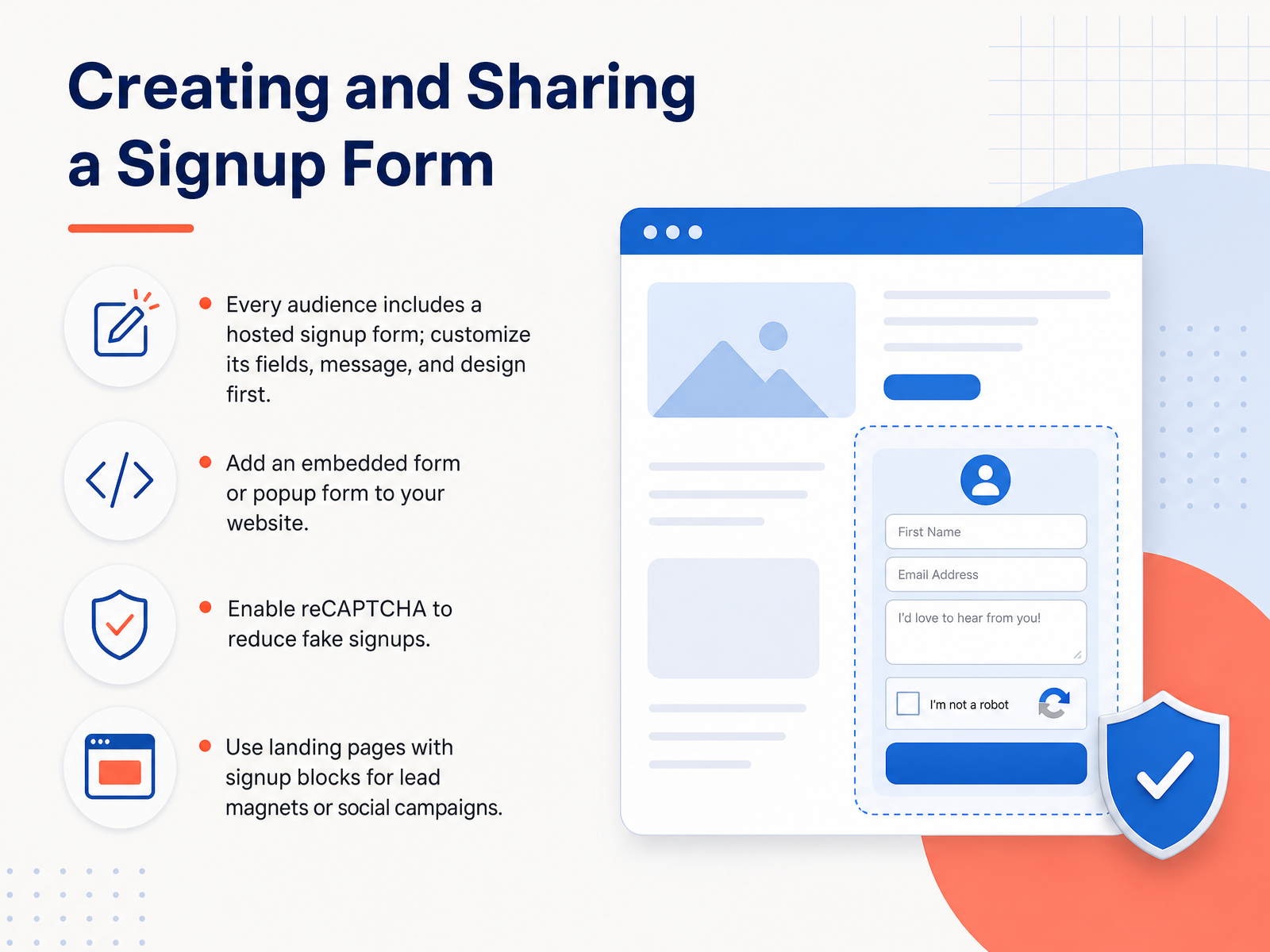Creating and Sharing a Signup Form