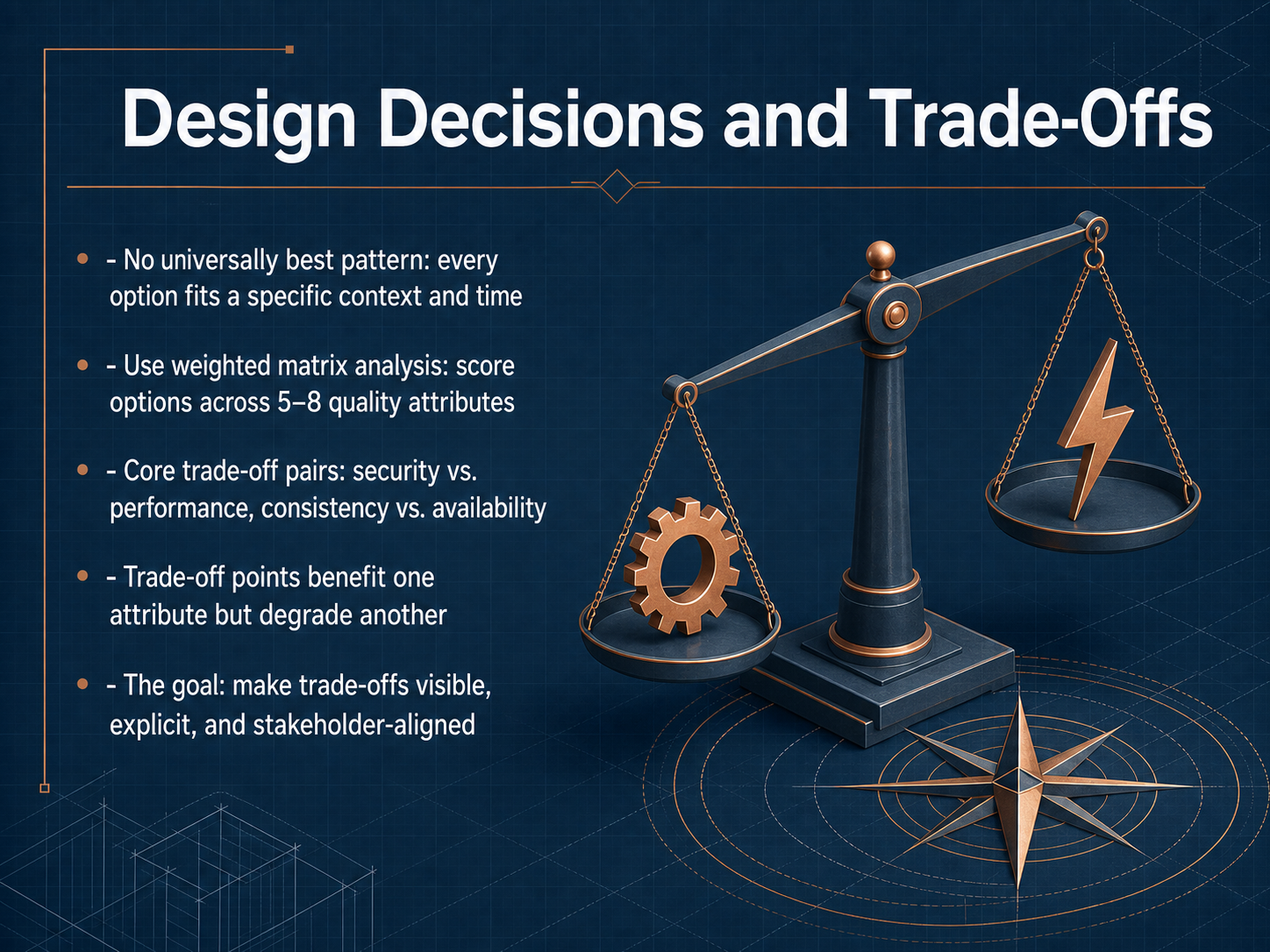 Design Decisions and Trade-Offs