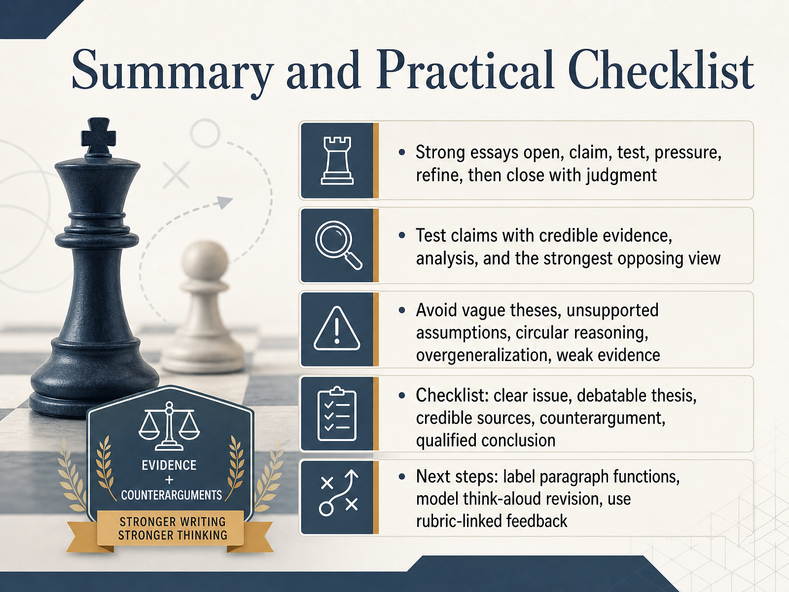 Summary and Practical Checklist