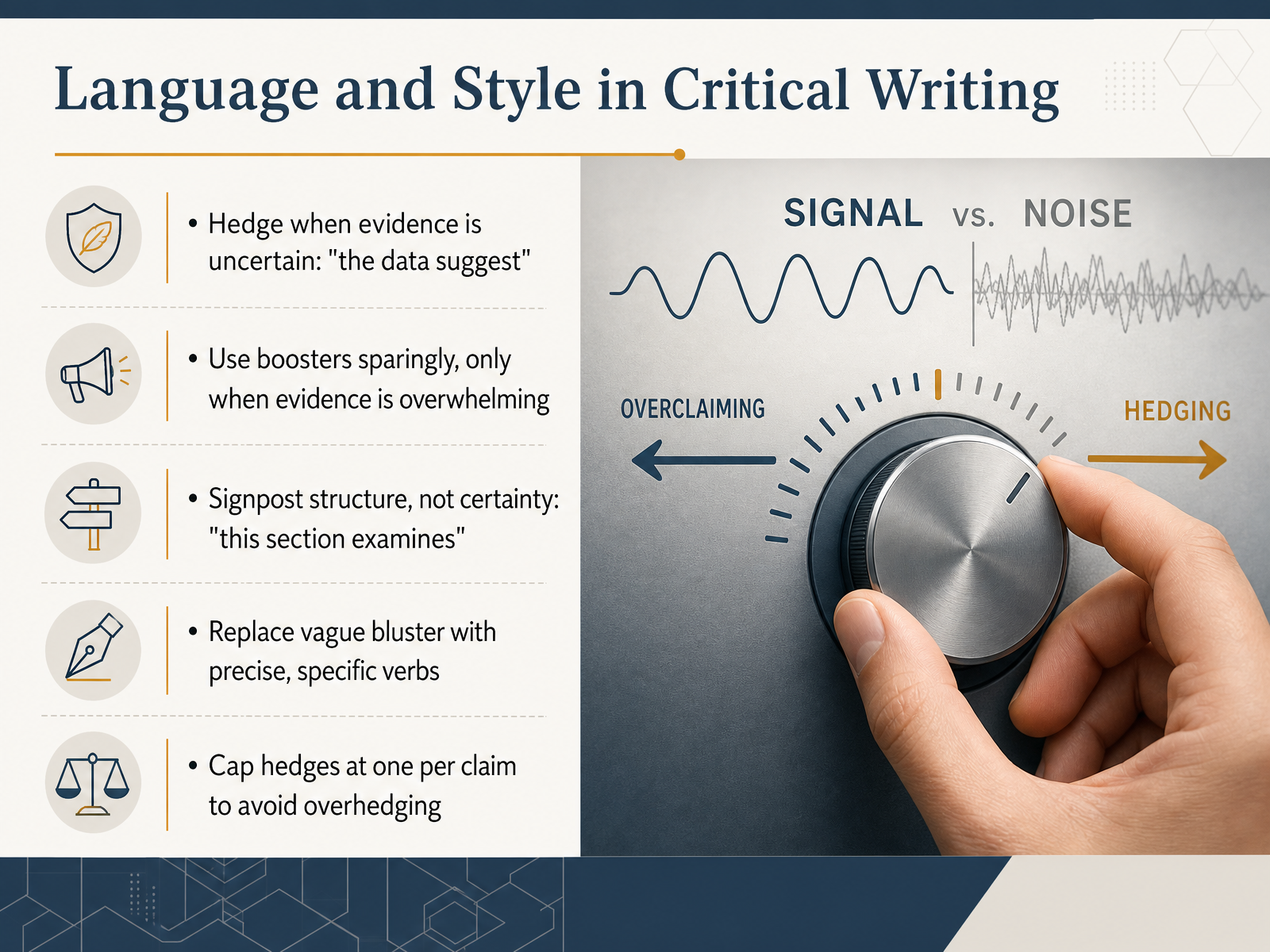 Language and Style in Critical Writing