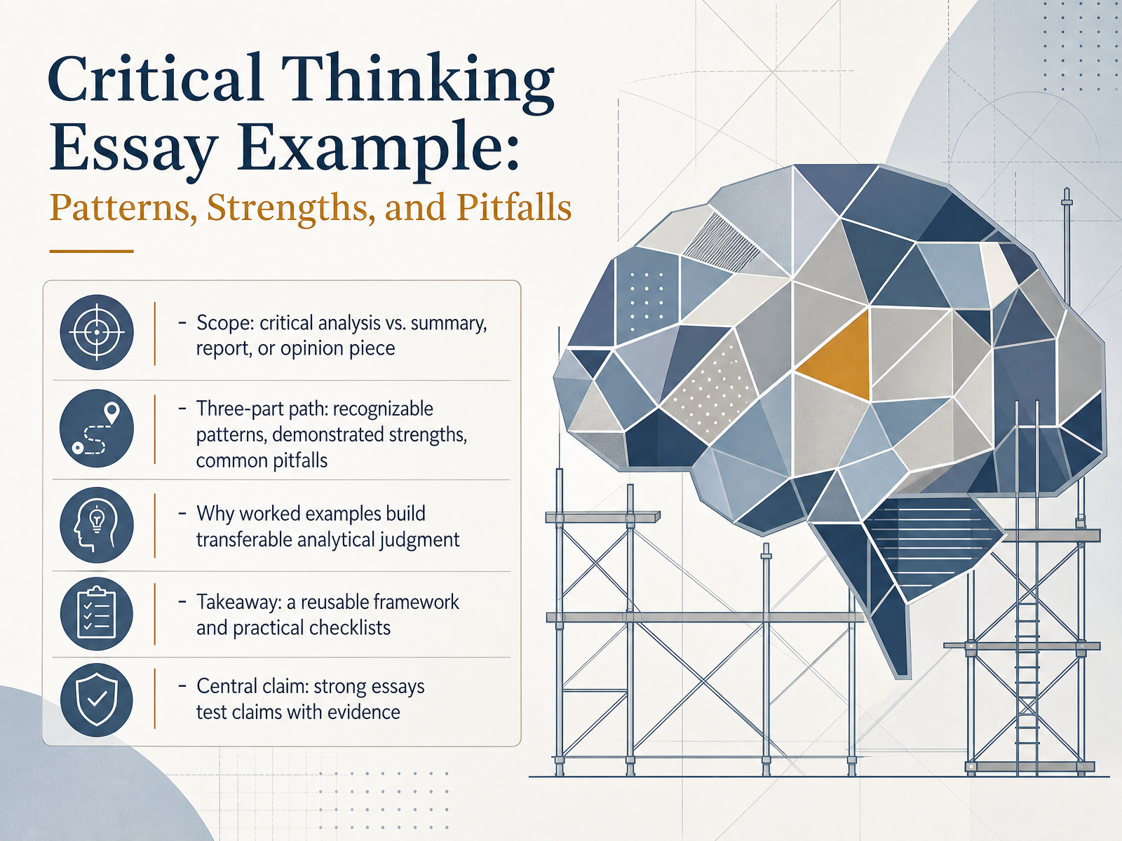 Critical Thinking Essay Analysis