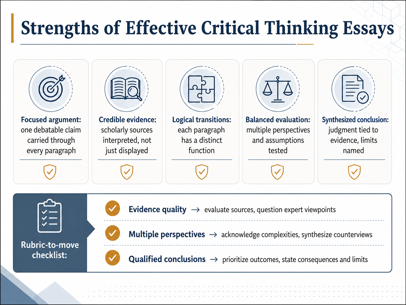 Strengths of Effective Critical Thinking Essays