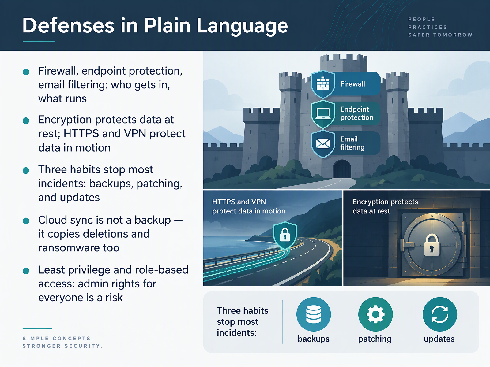Defenses in Plain Language