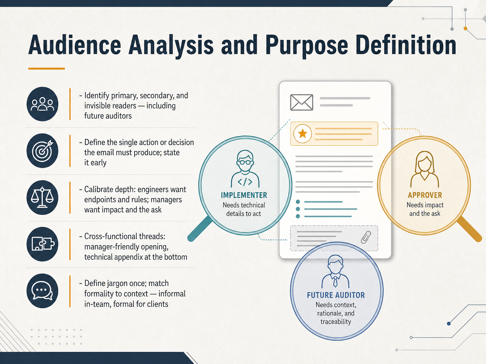 Audience Analysis and Purpose Definition