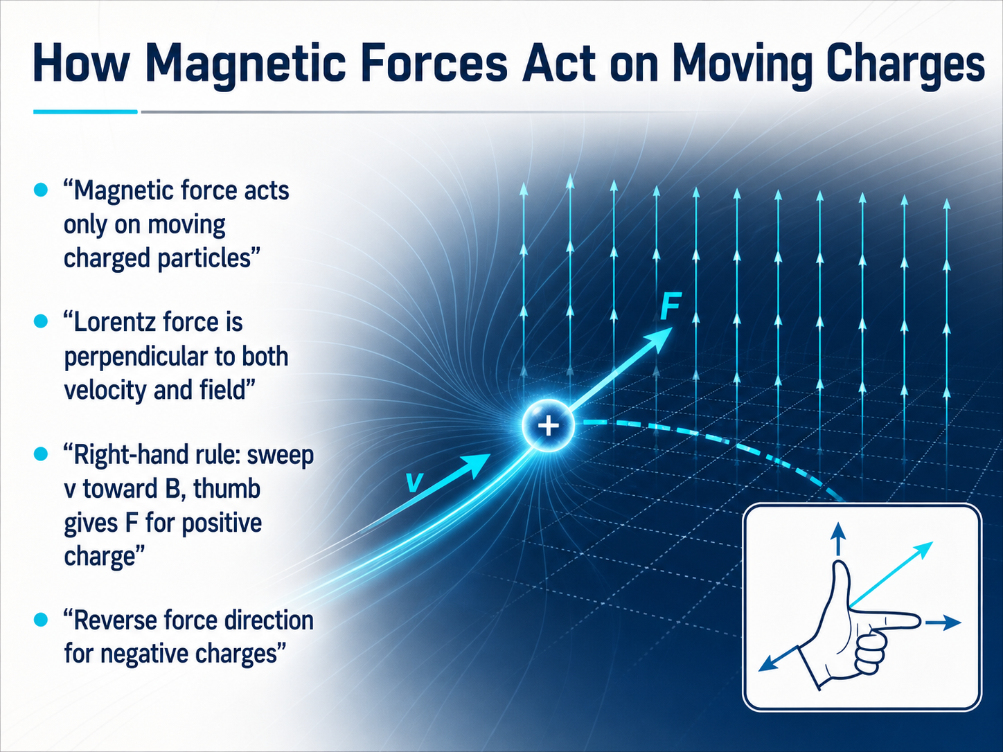 How Magnetic Forces Act on Moving Charges