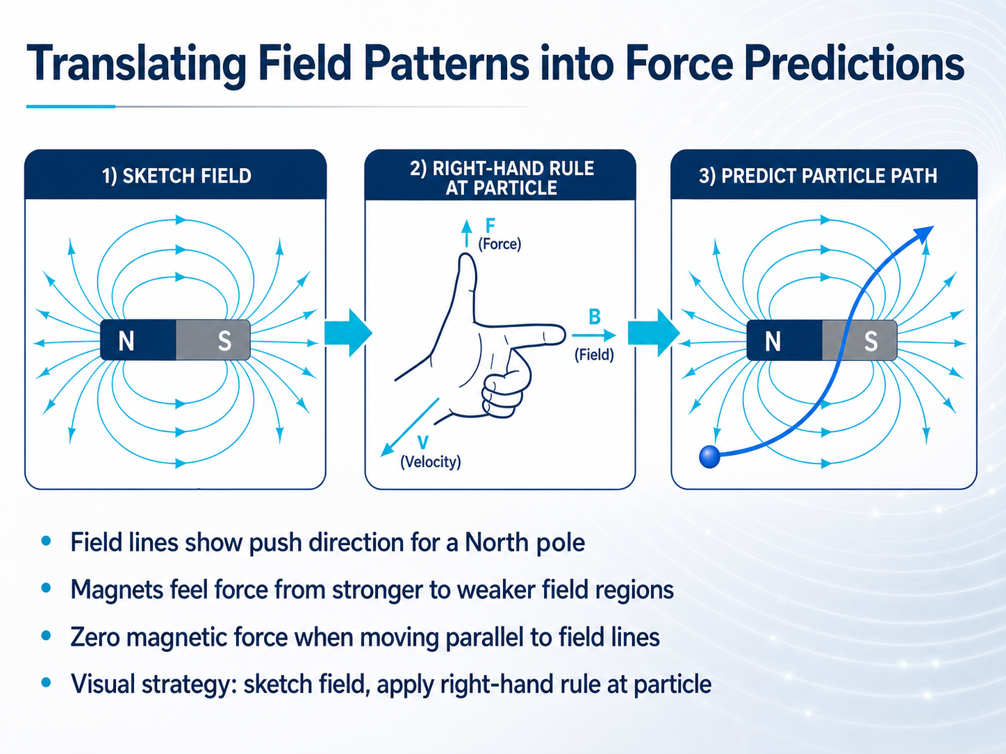 Translating Field Patterns into Force Predictions
