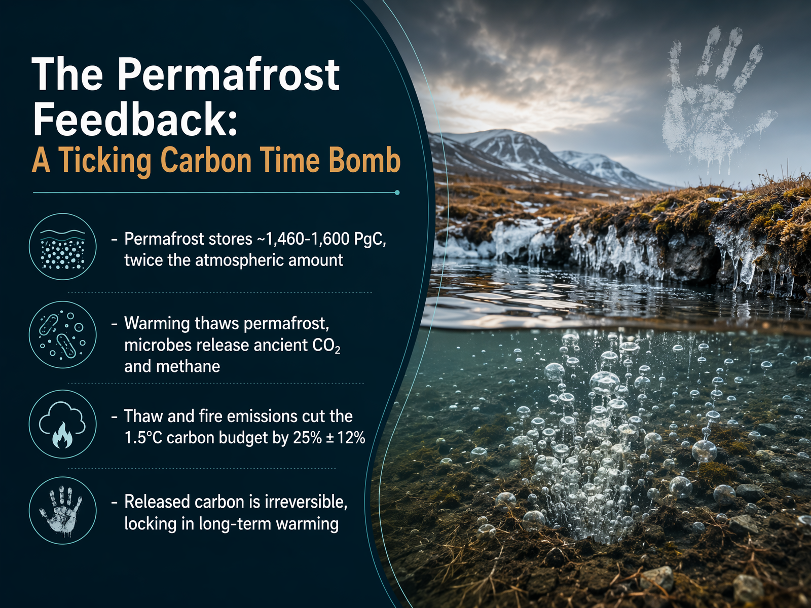 The Permafrost Feedback: A Ticking Carbon Time Bomb