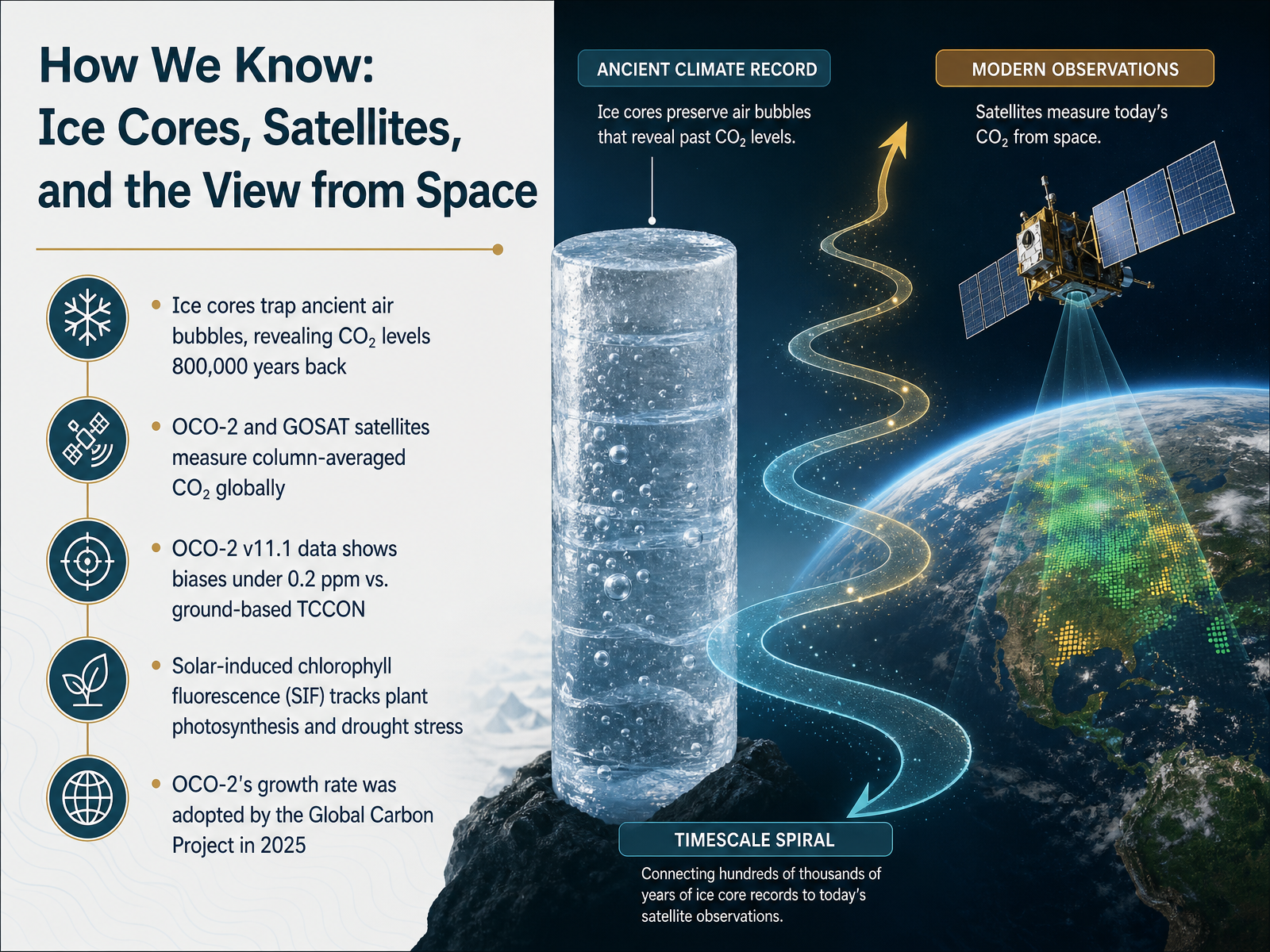 How We Know: Ice Cores, Satellites, and the View from Space