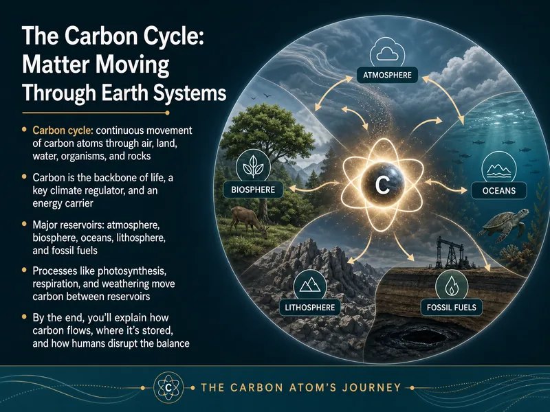 Carbon Cycle Through Earth Systems — digital-human course
