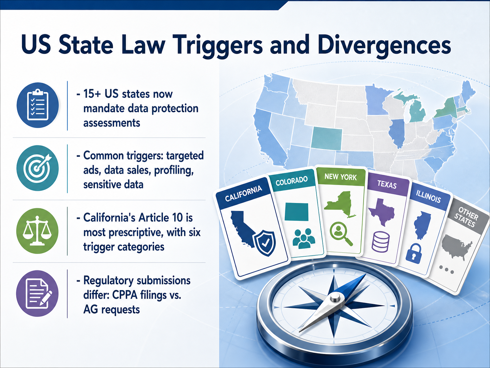 US State Law Triggers and Divergences
