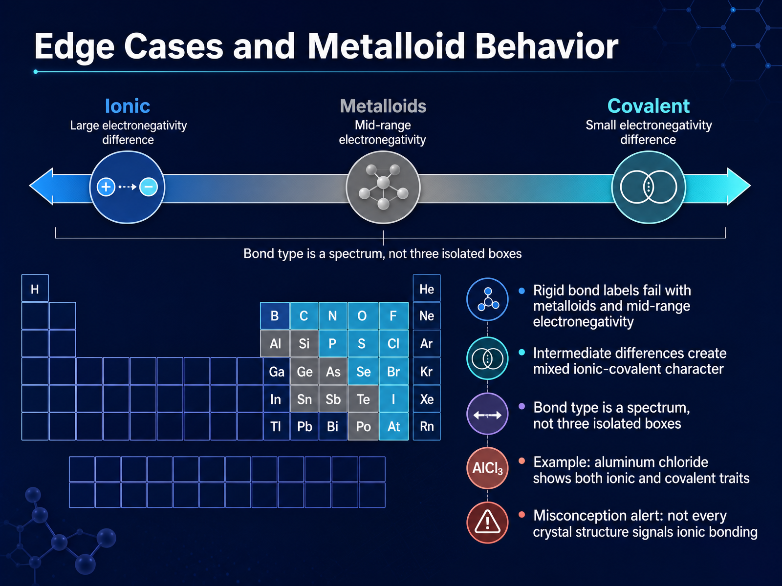 Edge Cases and Metalloid Behavior