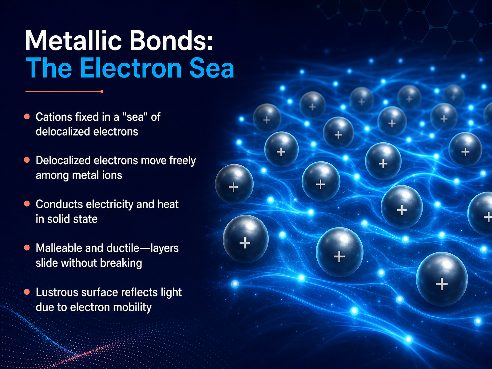Metallic Bonds: The Electron Sea