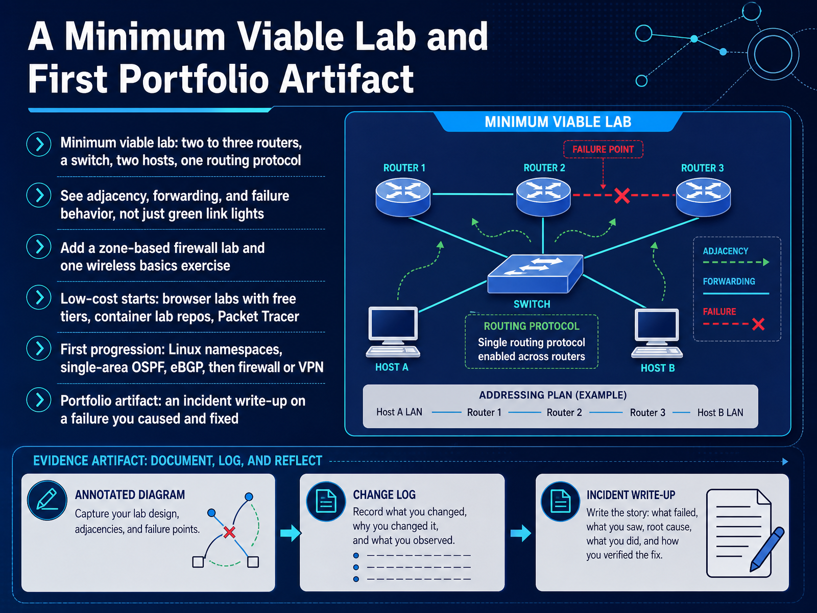 A Minimum Viable Lab and First Portfolio Artifact