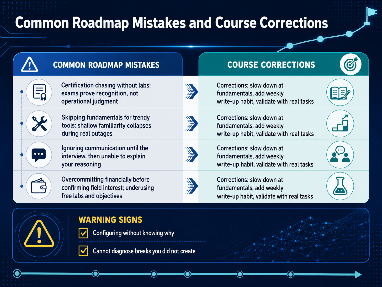 Common Roadmap Mistakes and Course Corrections