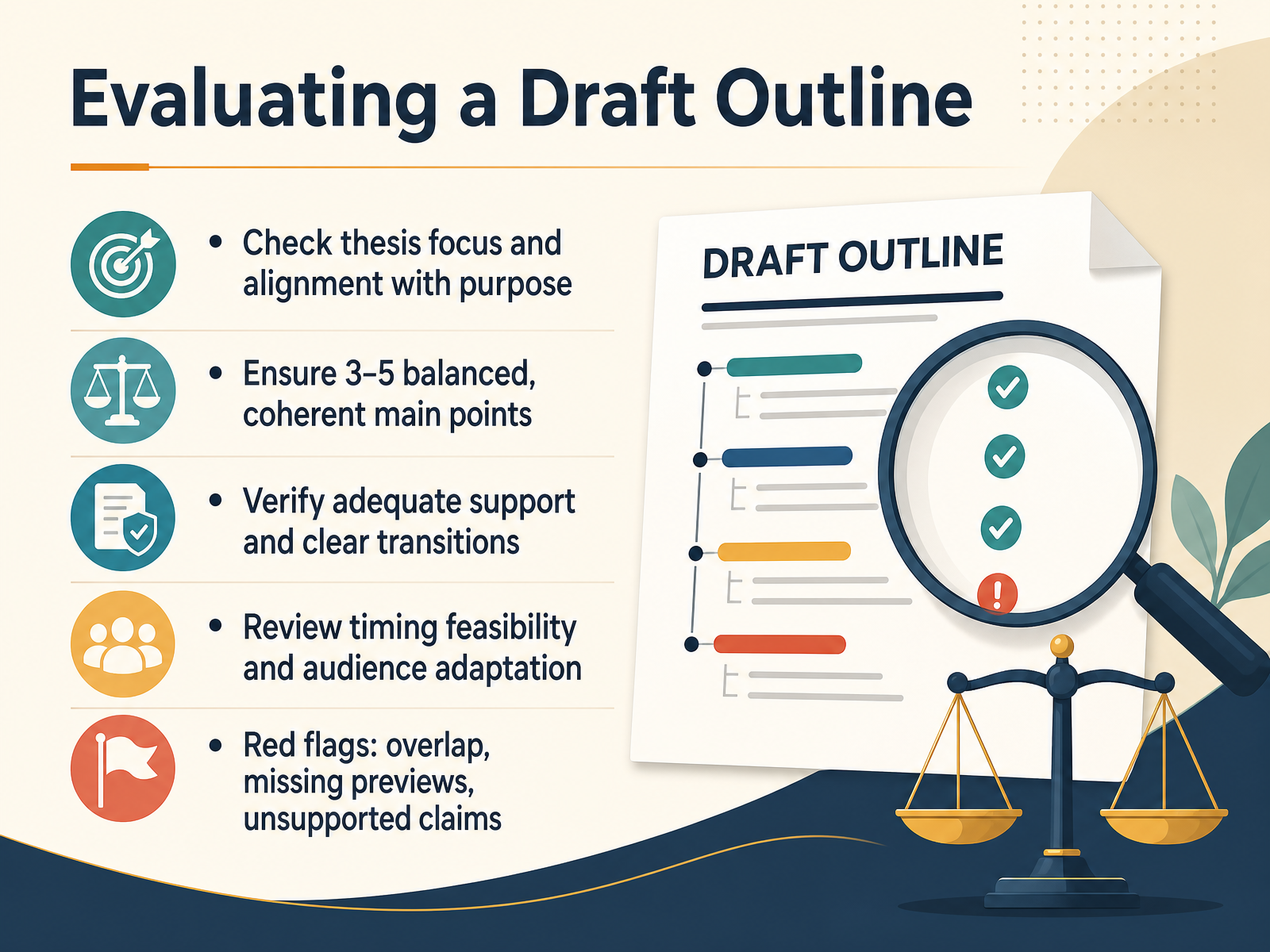 Evaluating a Draft Outline