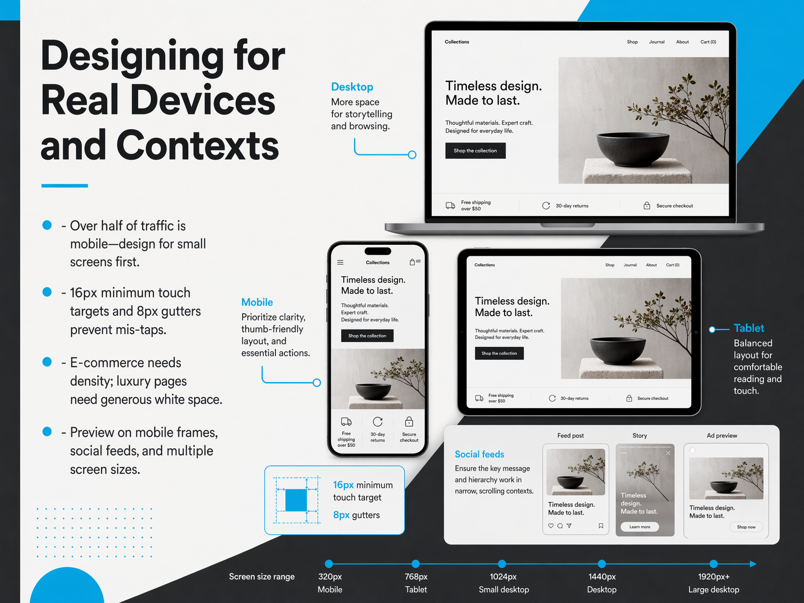 Designing for Real Devices and Contexts