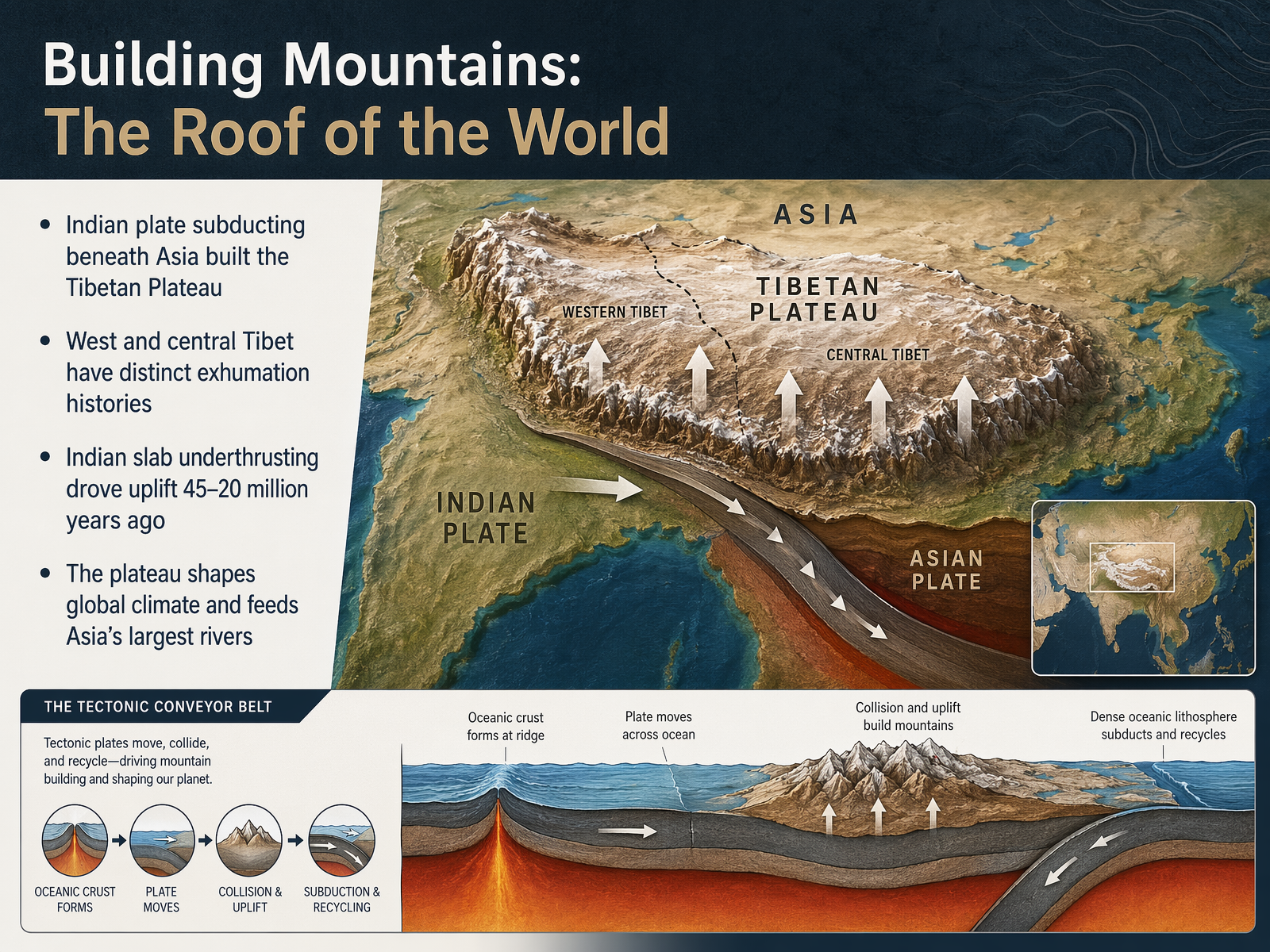Building Mountains: The Roof of the World