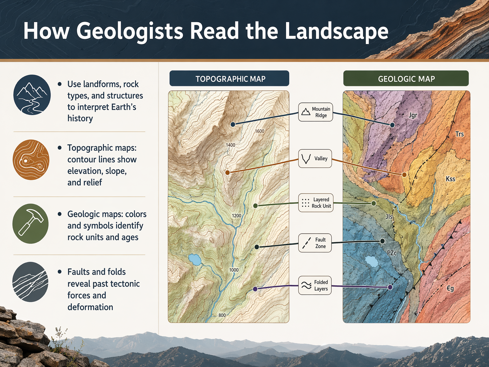 How Geologists Read the Landscape