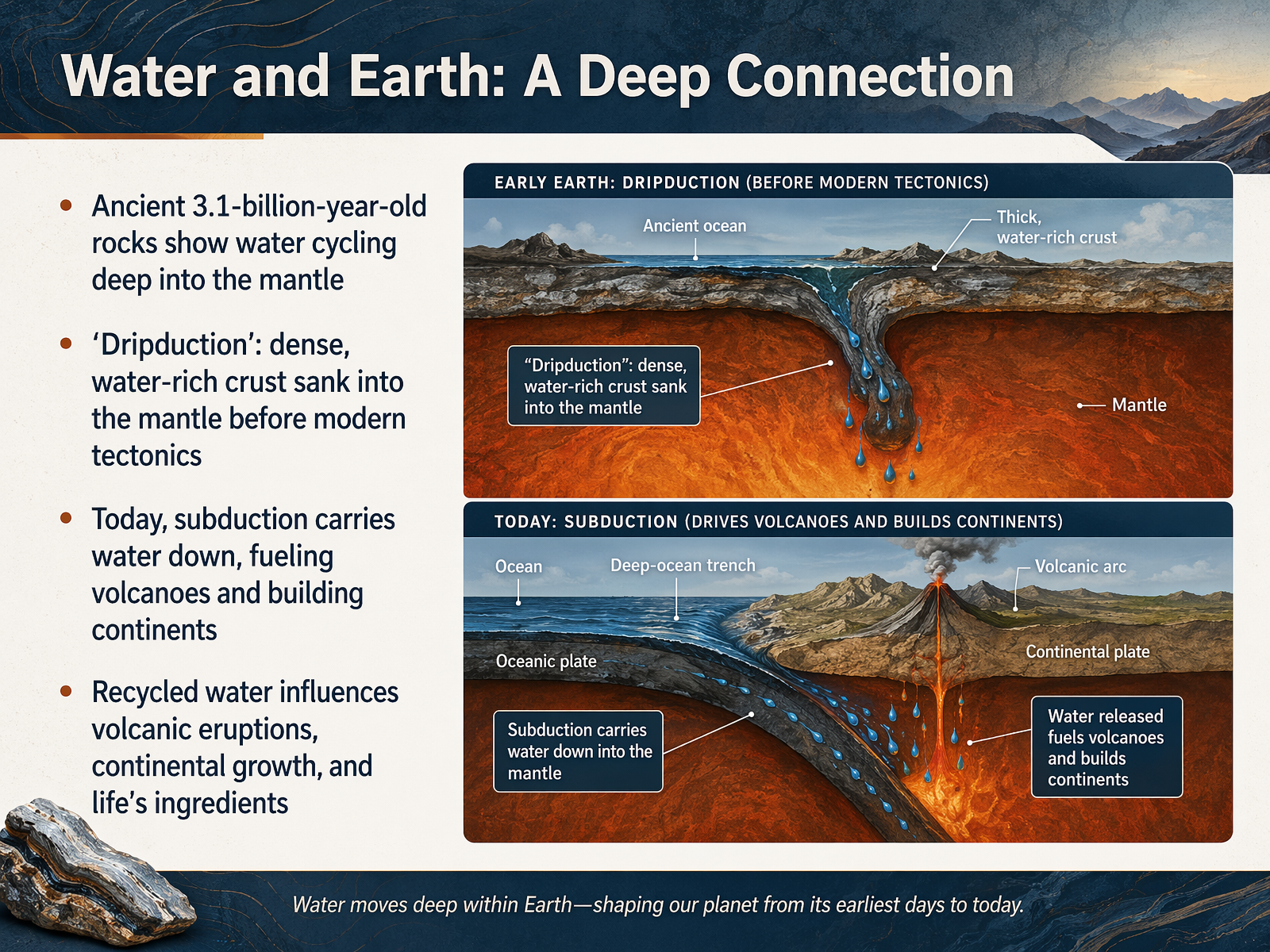 Water and Earth: A Deep Connection