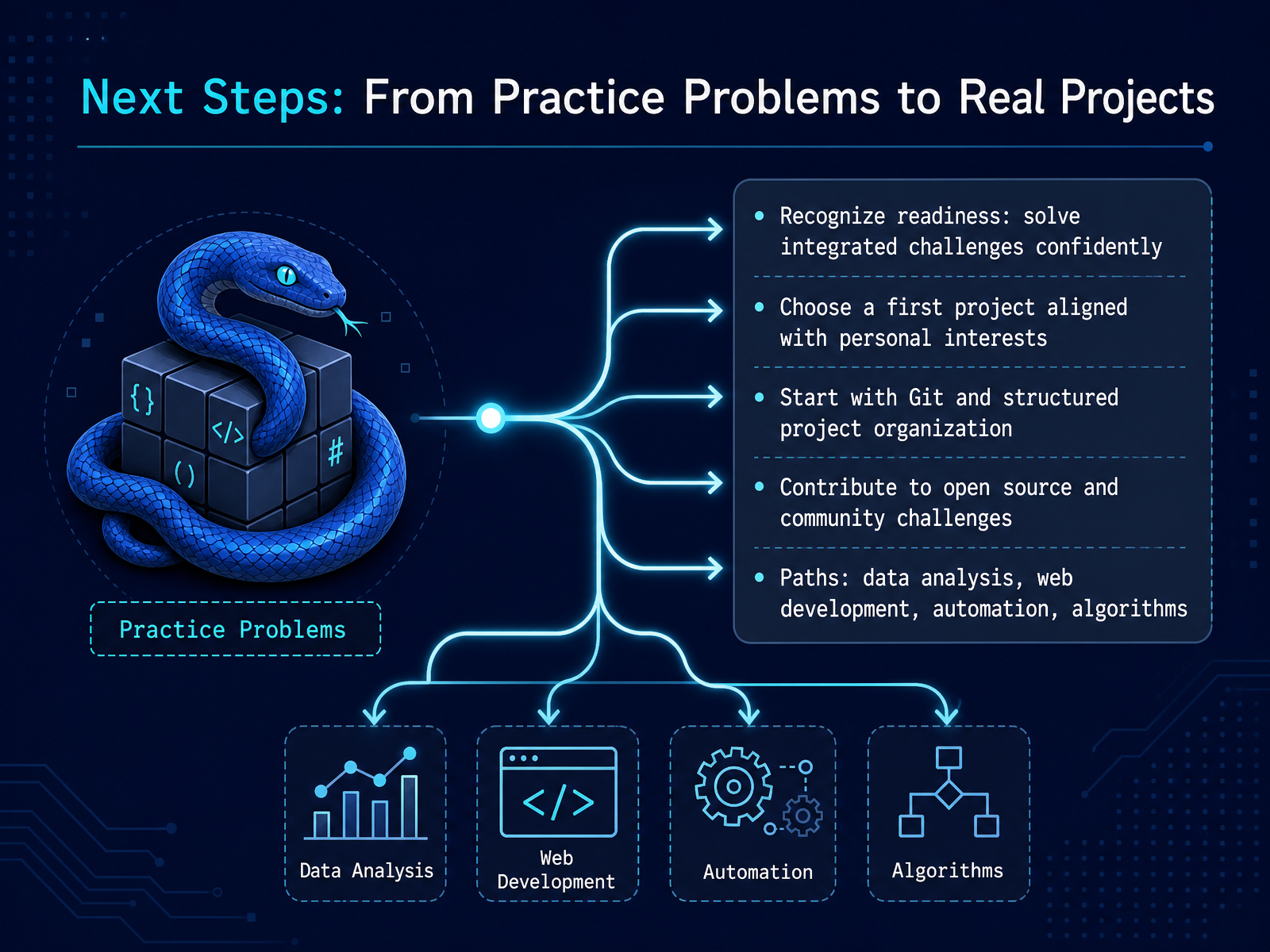 Next Steps: From Practice Problems to Real Projects