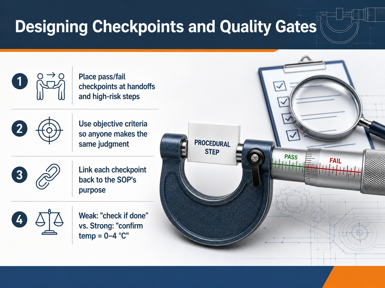 Designing Checkpoints and Quality Gates