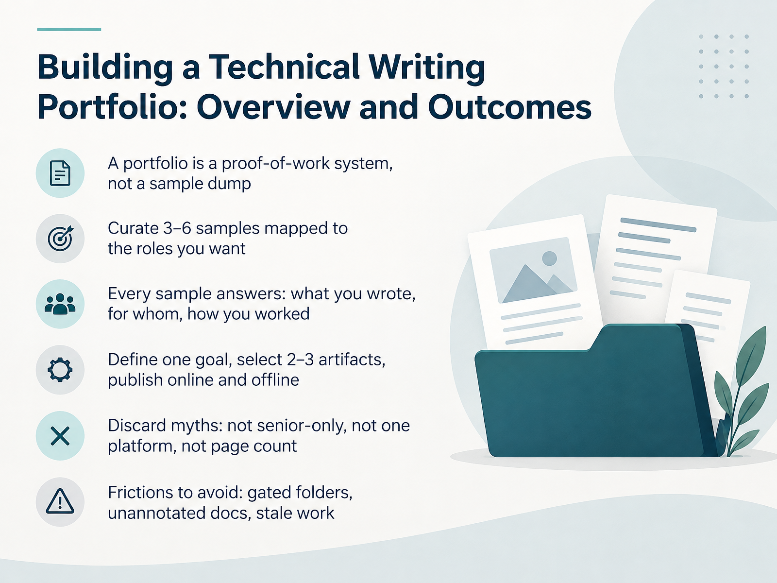 Technical Writing Portfolio Development