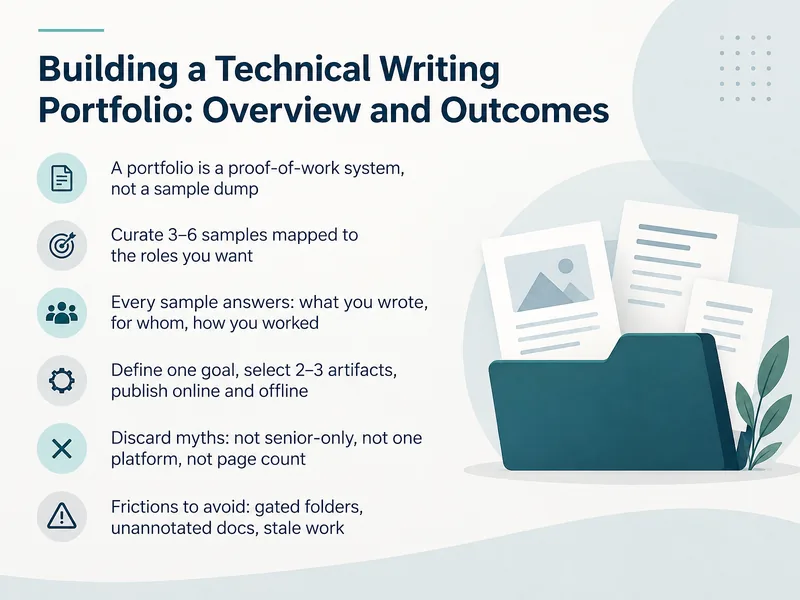 Technical Writing Portfolio Development — digital-human course