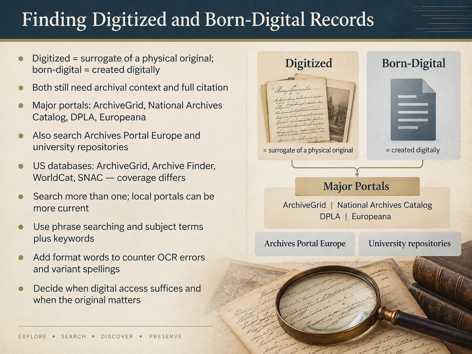 Finding Digitized and Born-Digital Records