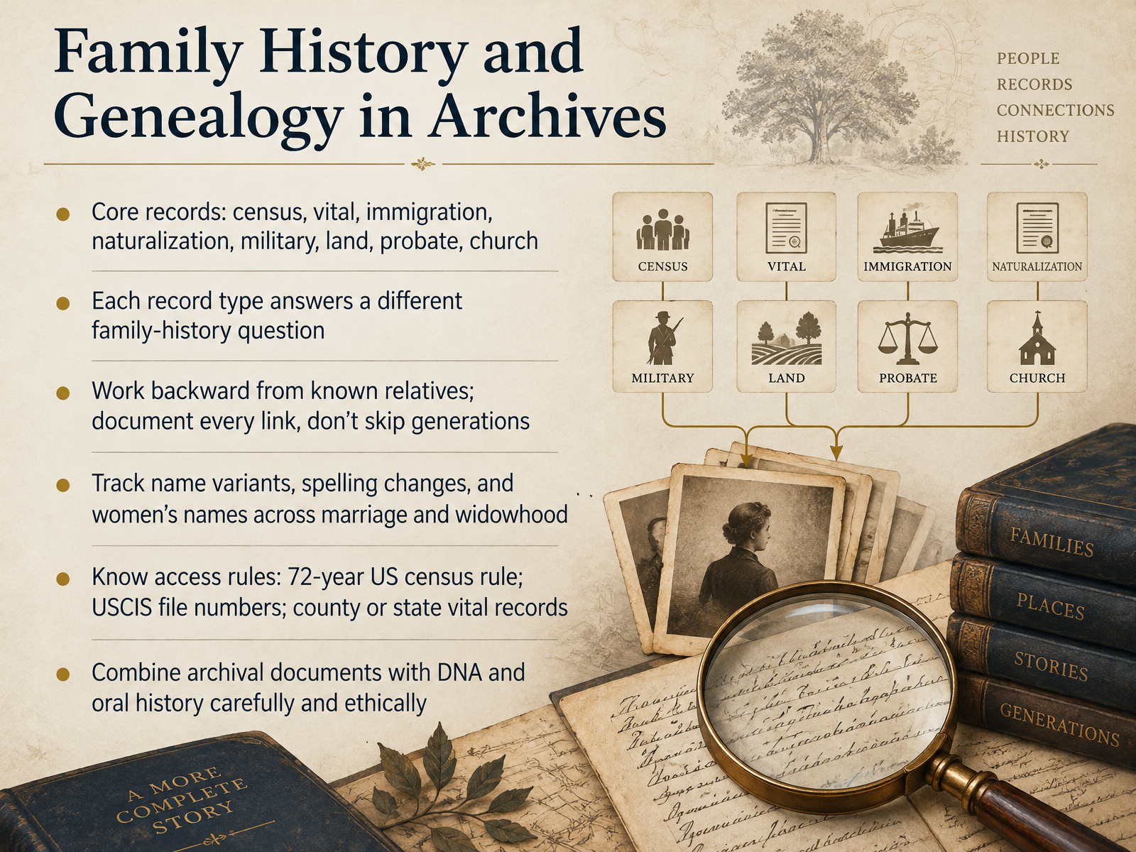 Family History and Genealogy in Archives
