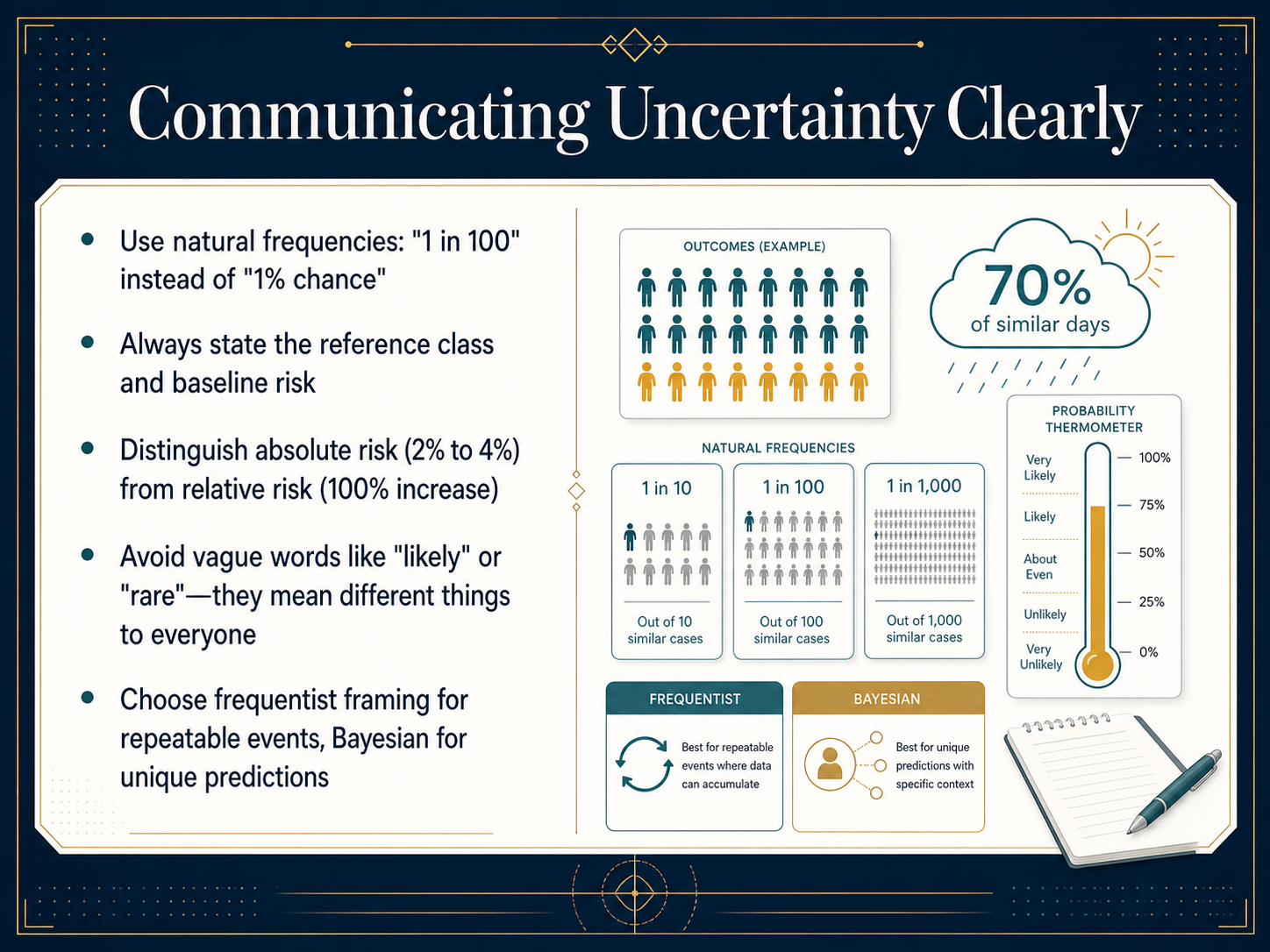 Communicating Uncertainty Clearly