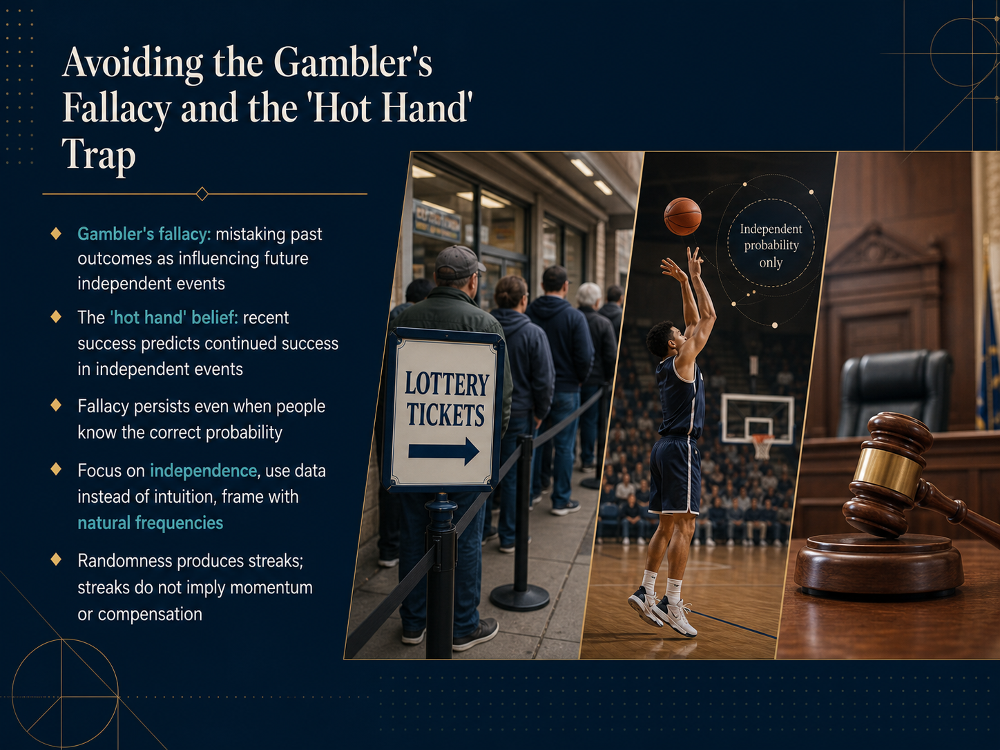 Avoiding the Gambler's Fallacy and the 'Hot Hand' Trap
