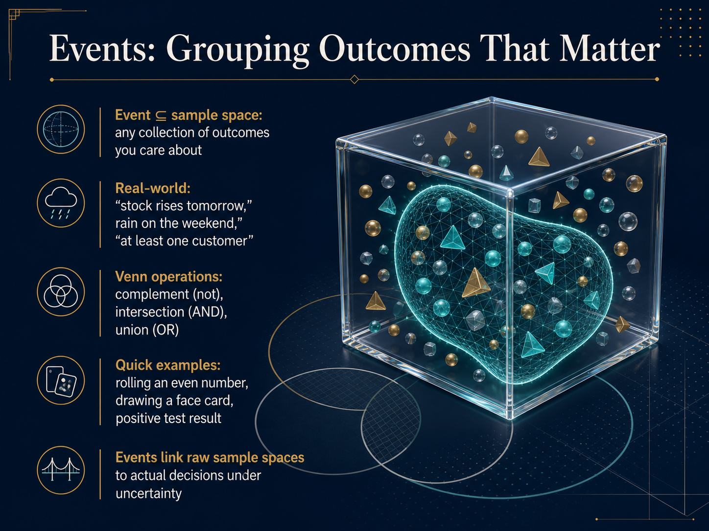 Events: Grouping Outcomes That Matter