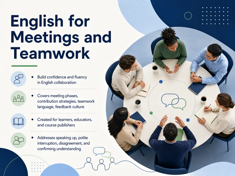 English for Meetings and Teamwork — digital-human course