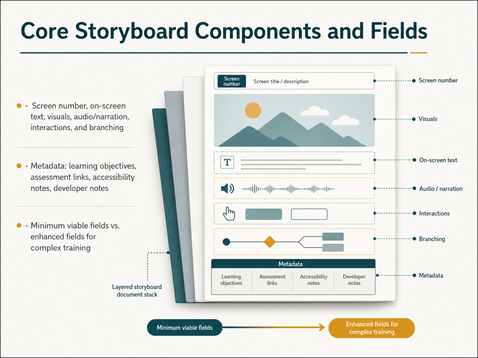 Core Storyboard Components and Fields