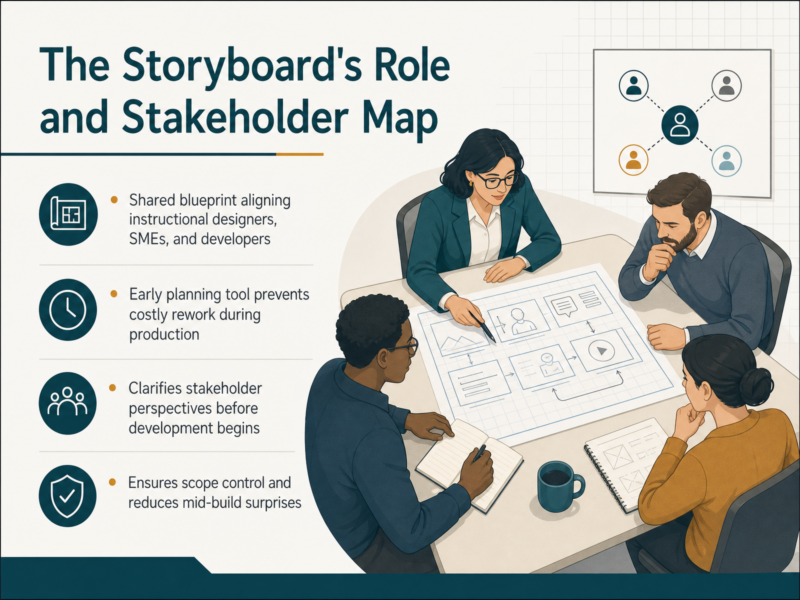 The Storyboard's Role and Stakeholder Map