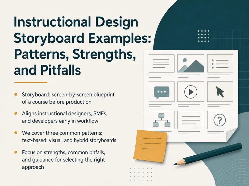 Instructional Design Storyboard Patterns — digital-human course