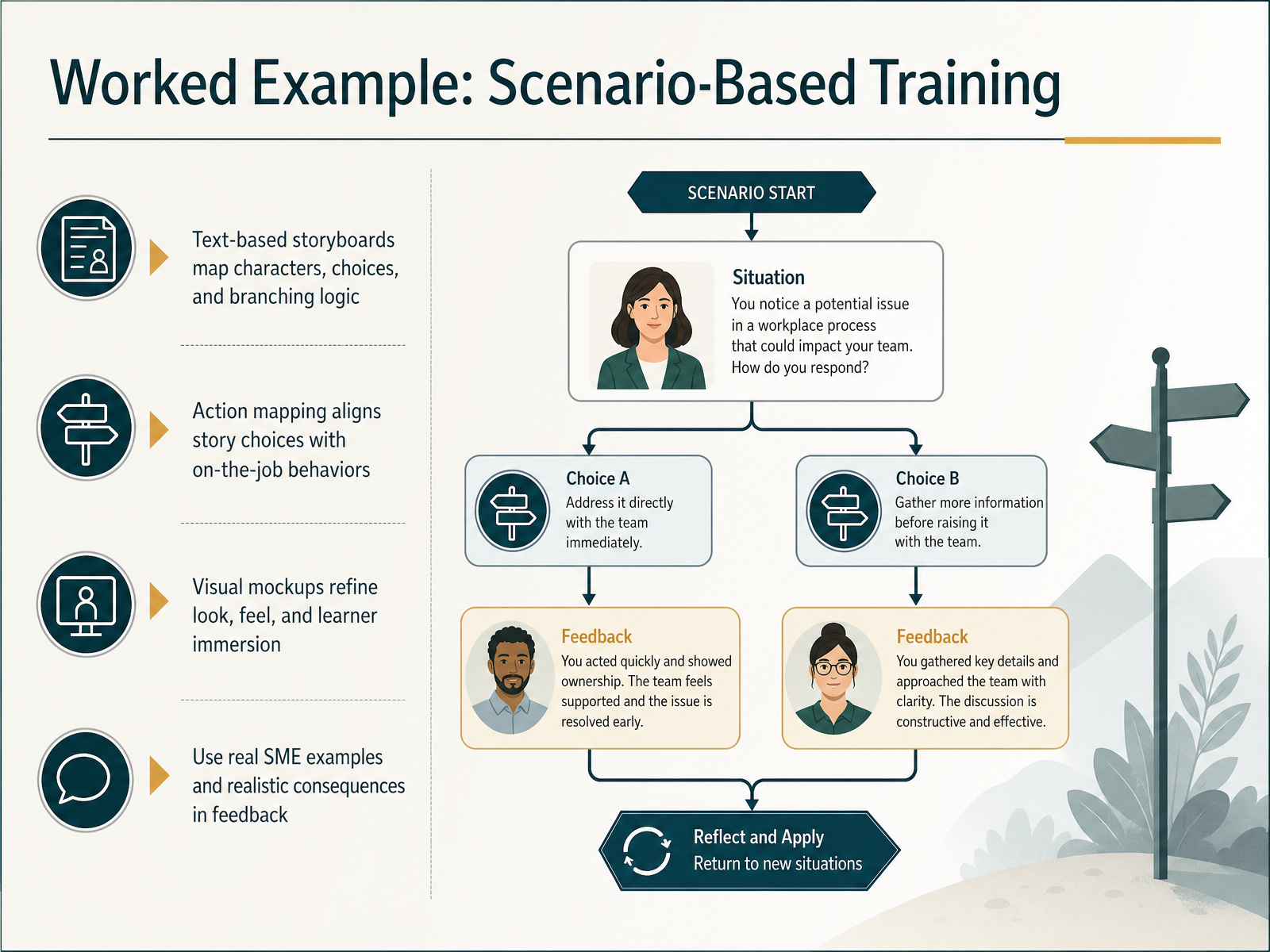 Worked Example: Scenario-Based Training