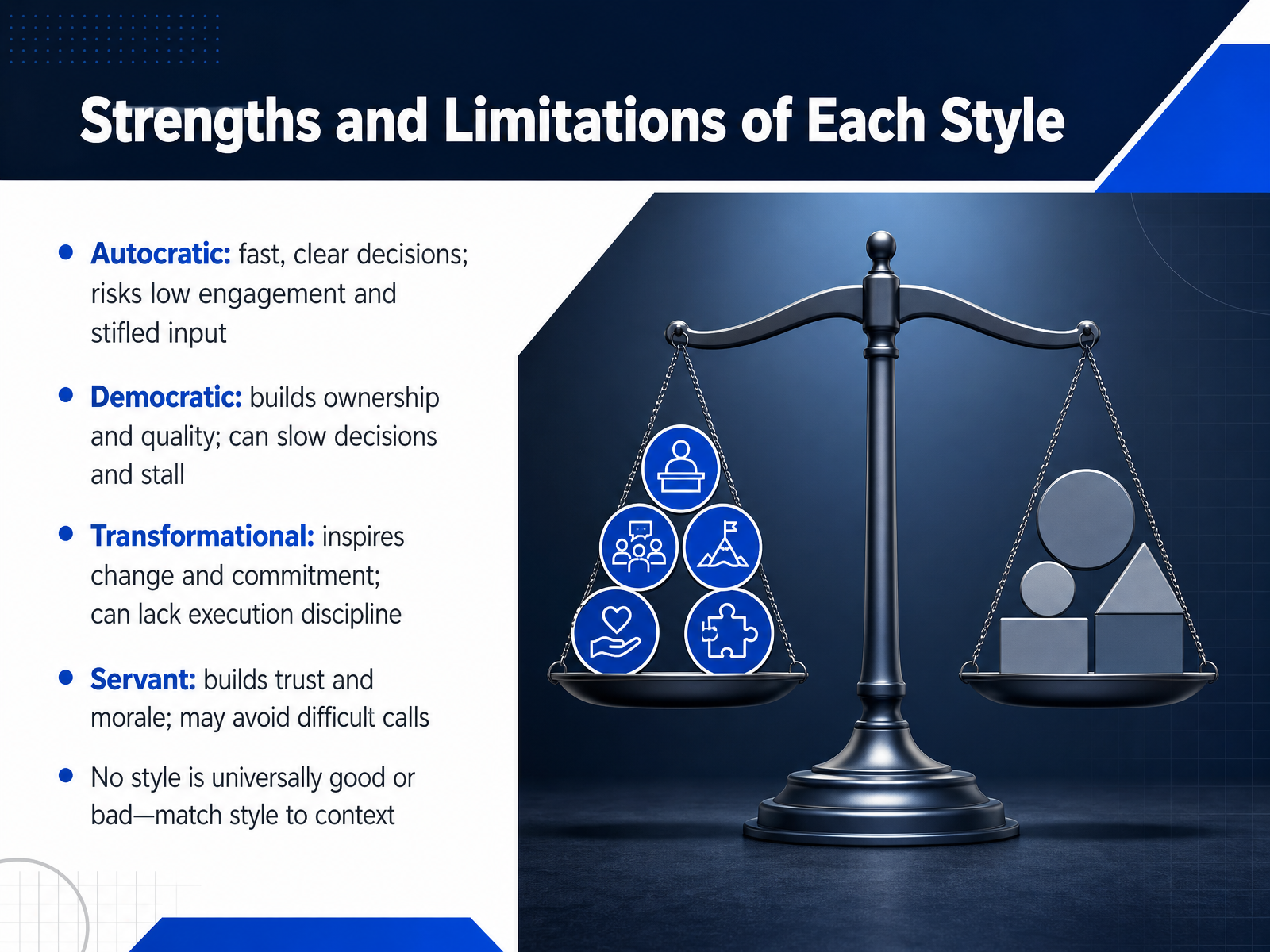 Strengths and Limitations of Each Style