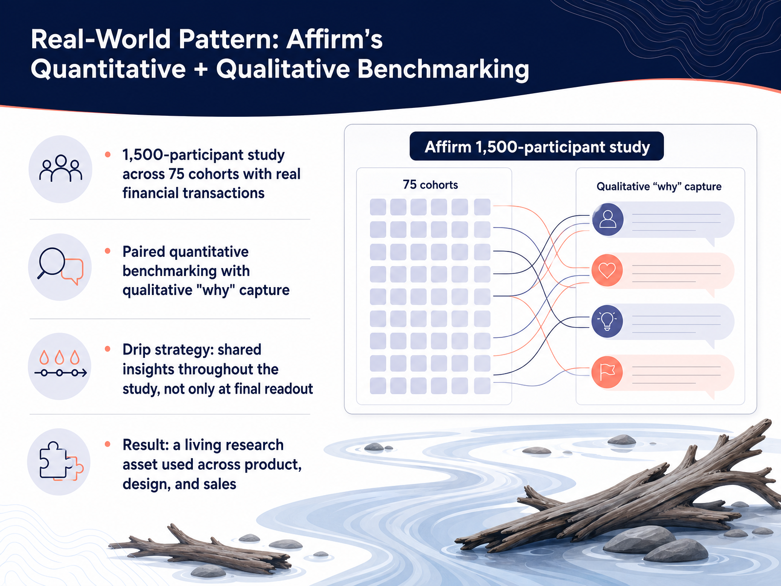 Real-World Pattern: Affirm's Quantitative + Qualitative Benchmarking