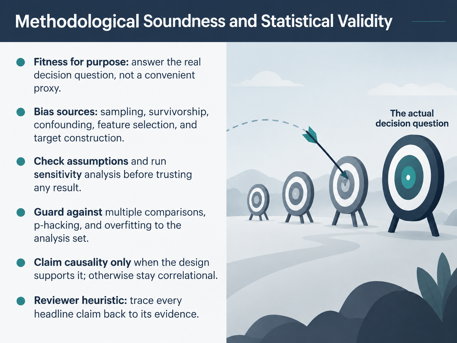 Methodological Soundness and Statistical Validity