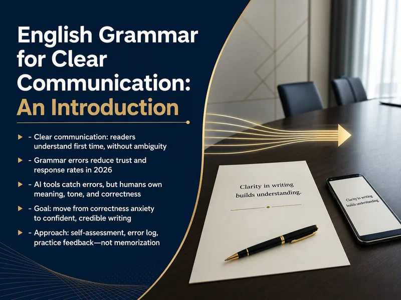 English Grammar Fundamentals — digital-human course