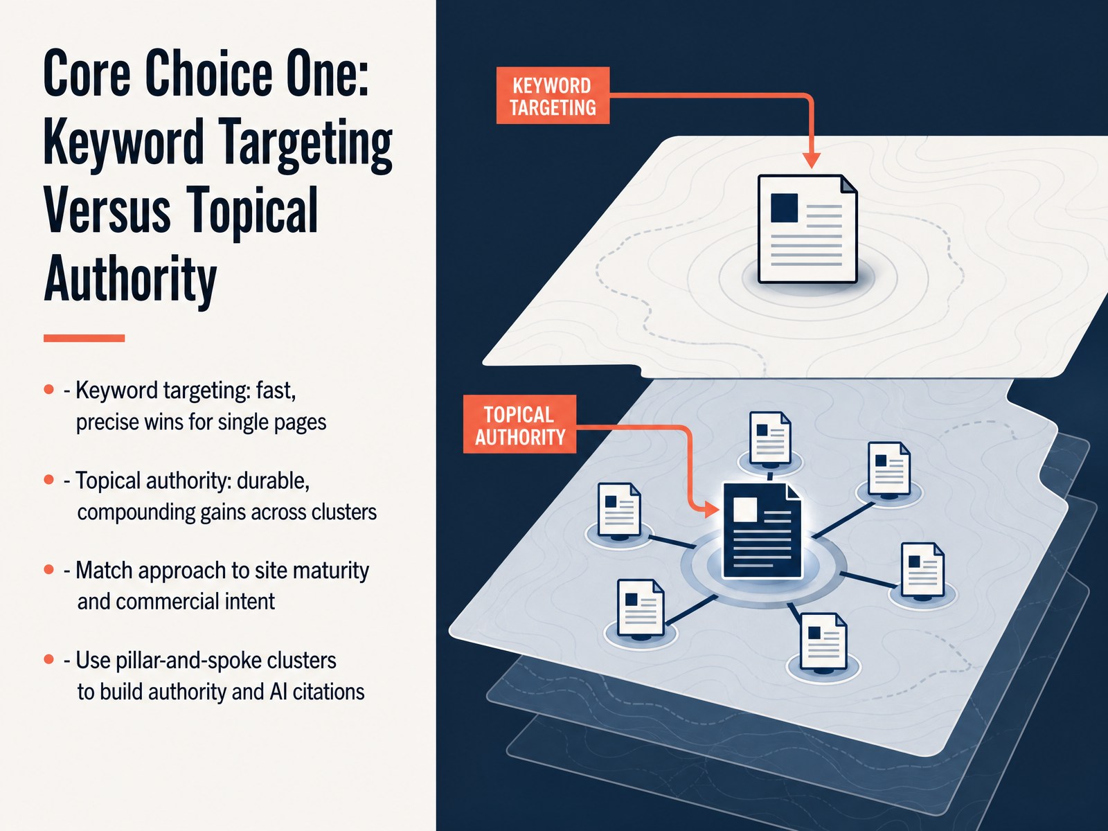 Core Choice One: Keyword Targeting Versus Topical Authority