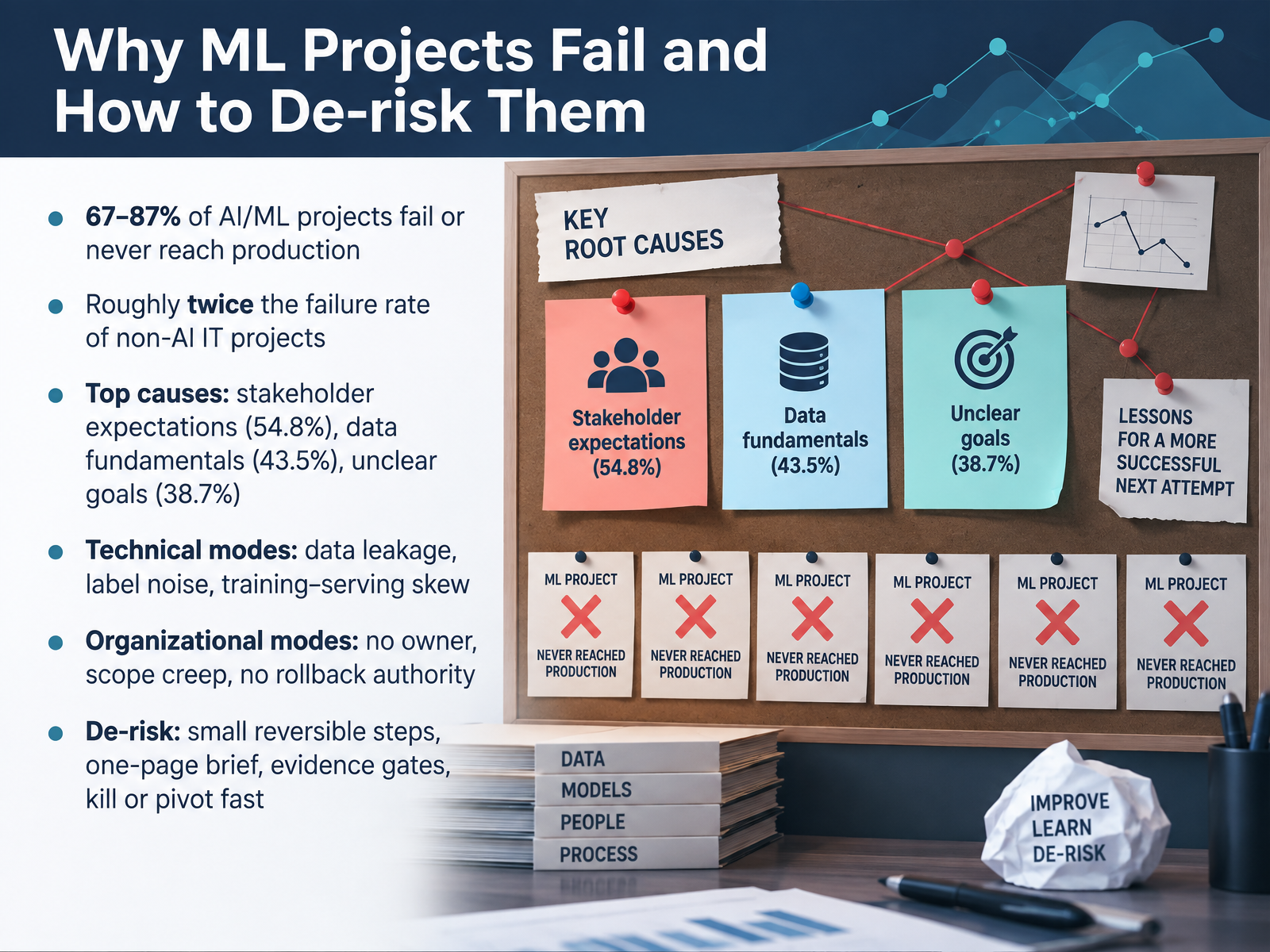 Why ML Projects Fail and How to De-risk Them
