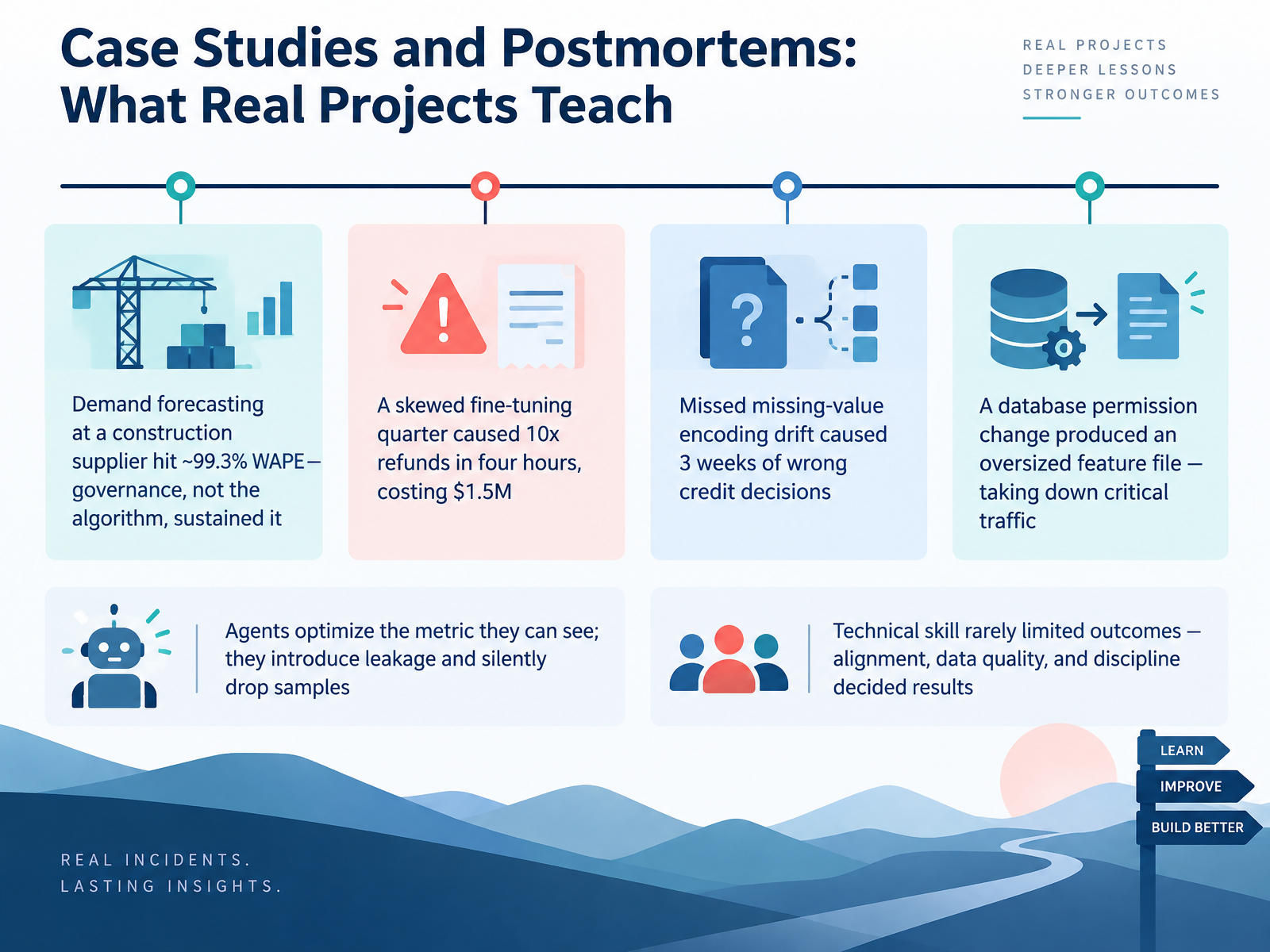 Case Studies and Postmortems: What Real Projects Teach