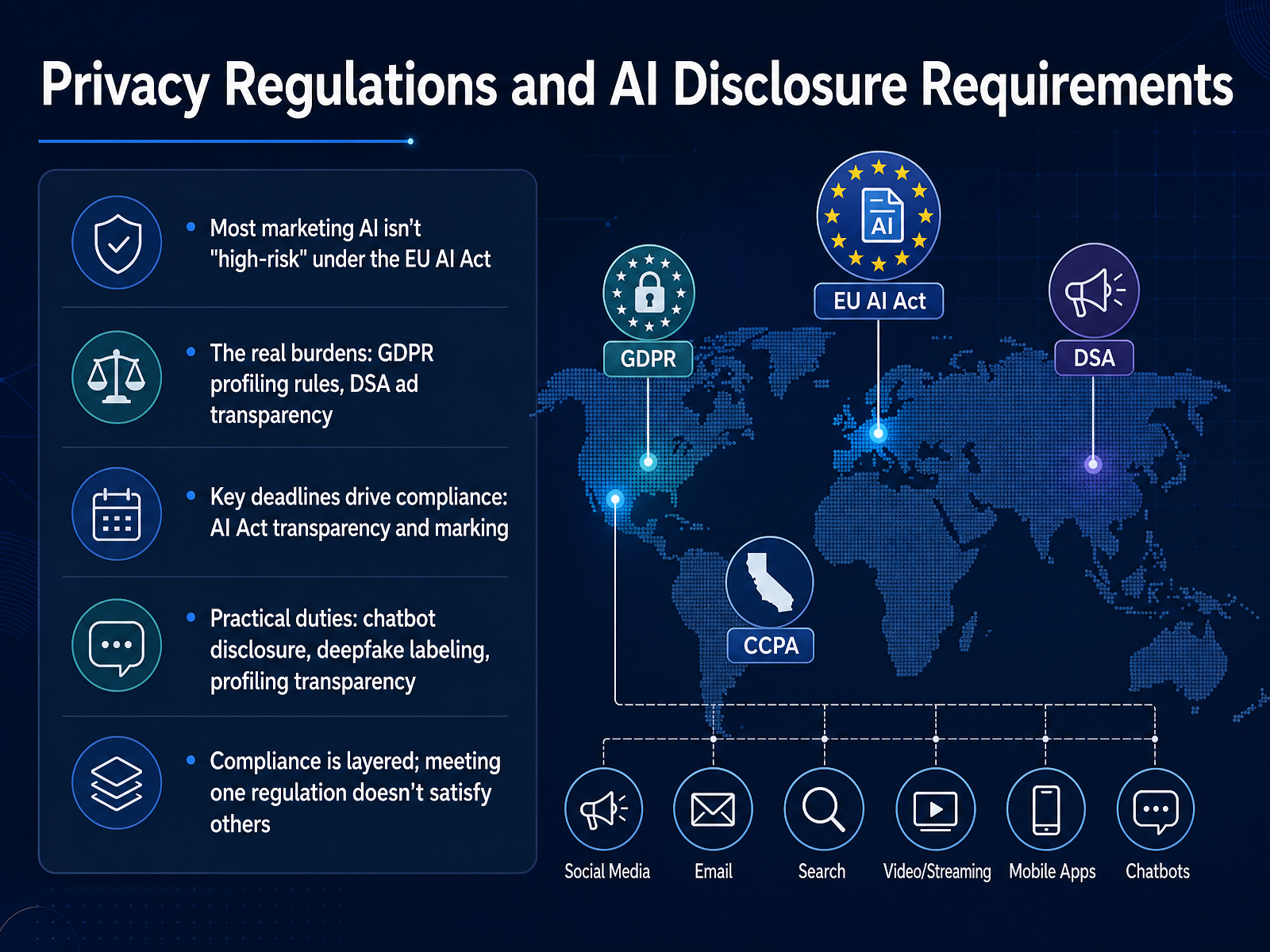 Privacy Regulations and AI Disclosure Requirements