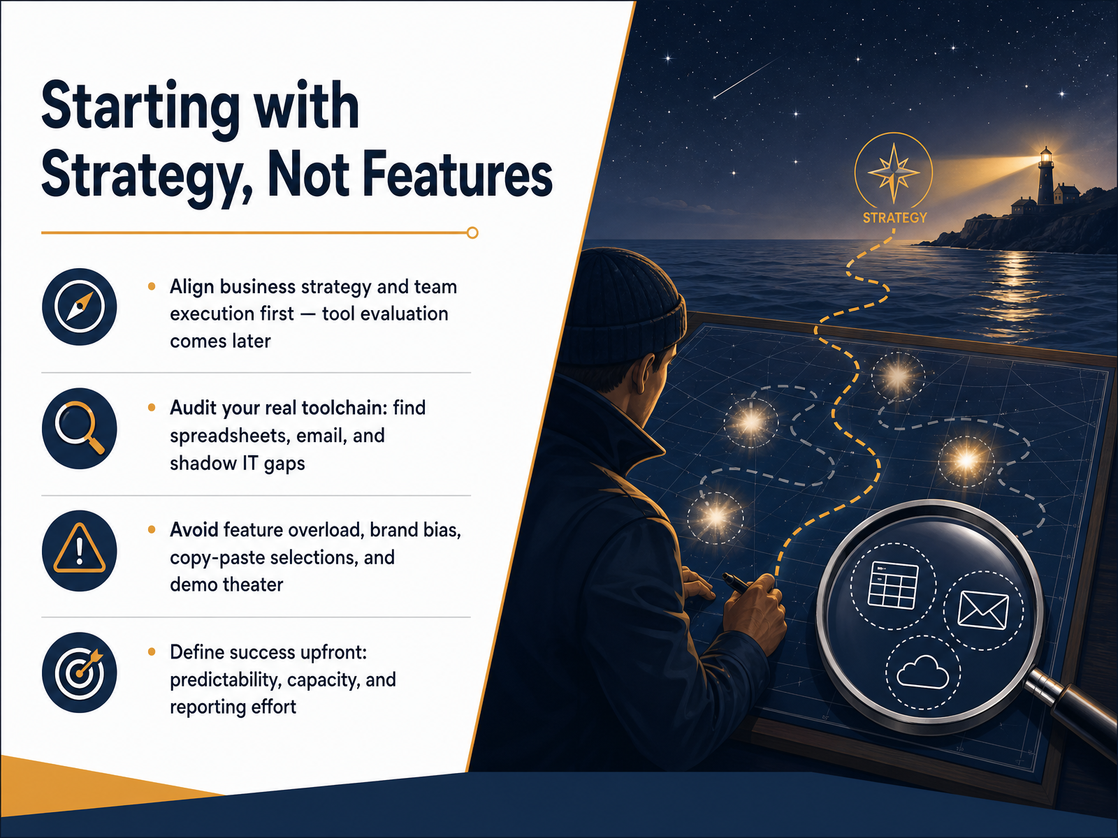 Starting with Strategy, Not Features