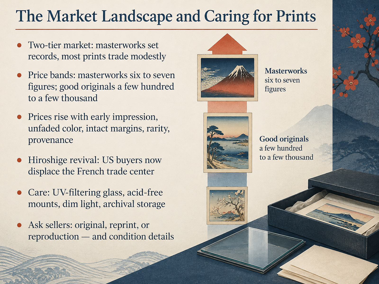 The Market Landscape and Caring for Prints
