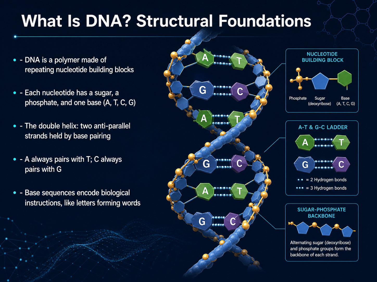 What Is DNA? Structural Foundations