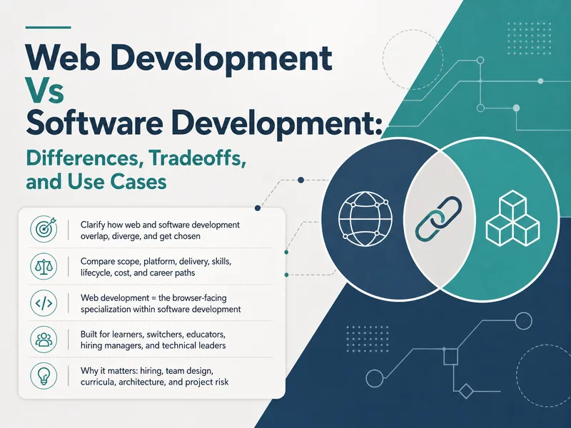 Web Development vs Software Development — digital-human course