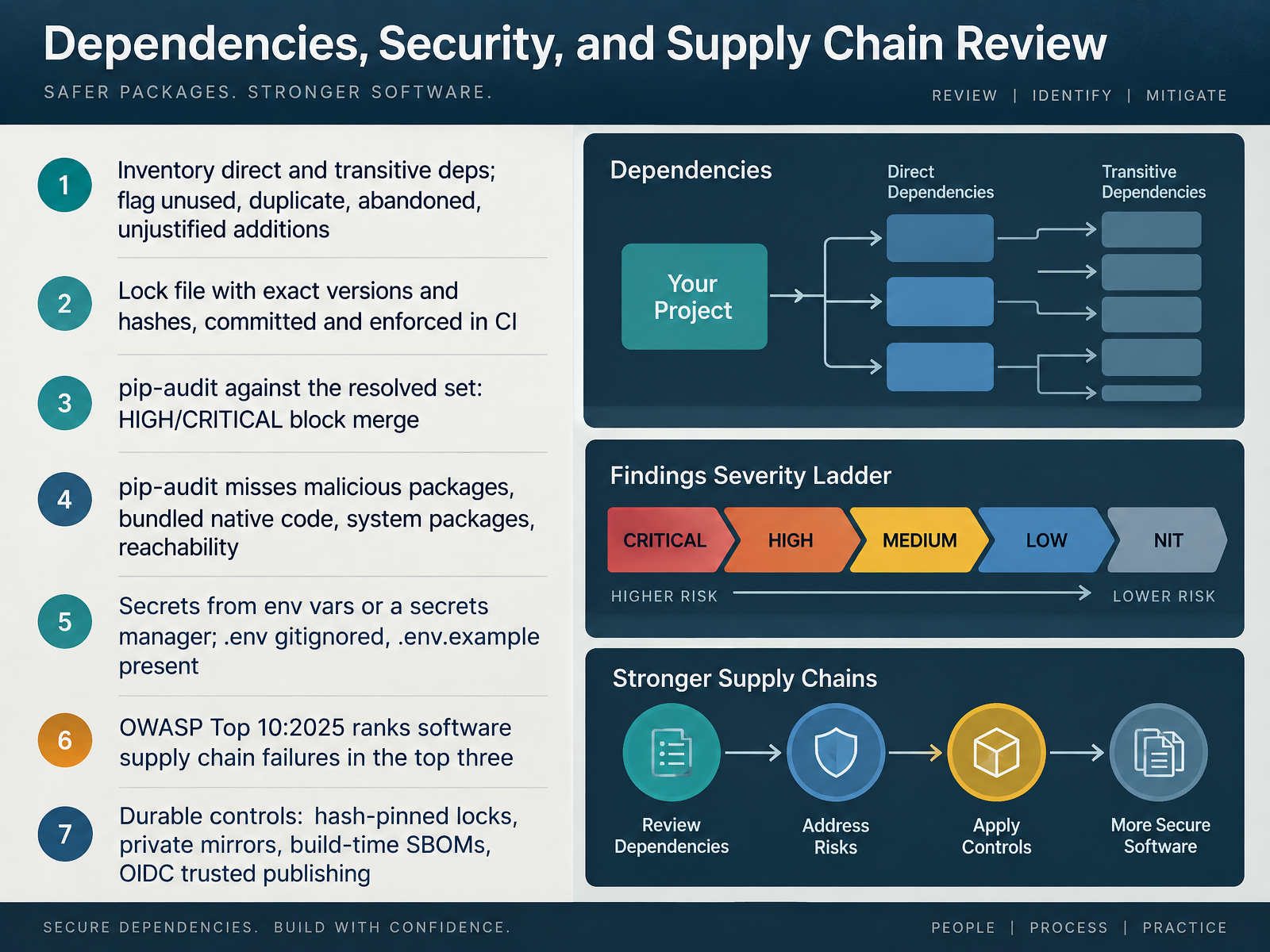 Dependencies, Security, and Supply Chain Review
